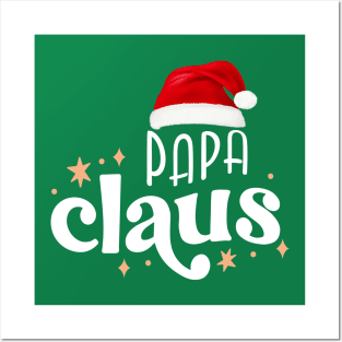 Christmas Family Pajamas Papa Claus Posters and Art